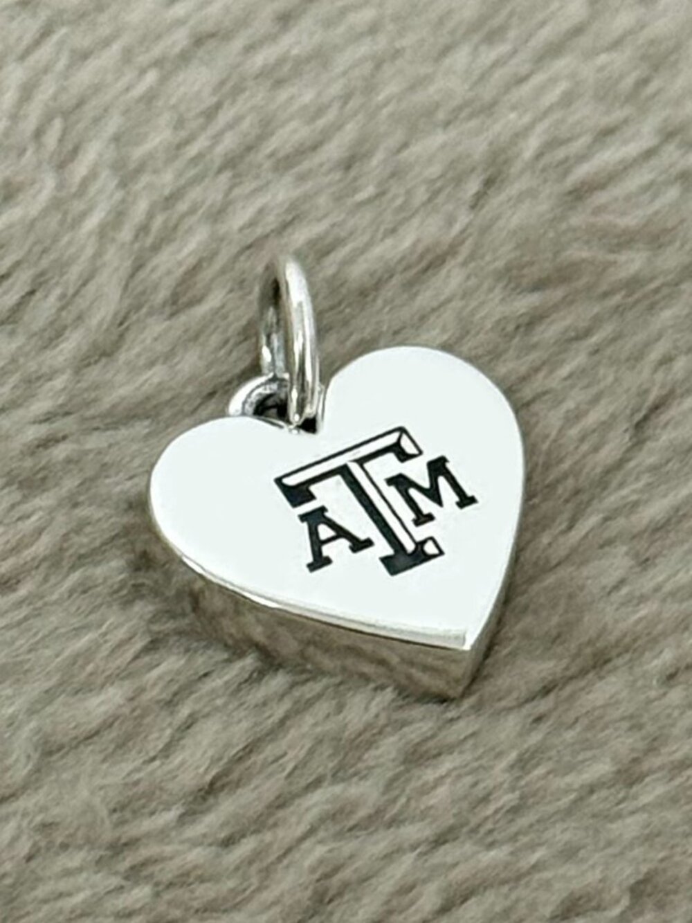 Texas A&M University Small Heart Charm